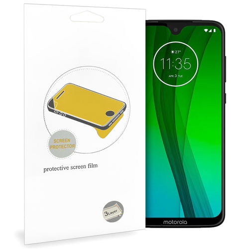 (2-Pack) Clear Film Screen Protector for Motorola Moto G7 / G7 Plus